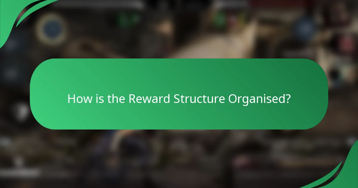 How is the Reward Structure Organised?